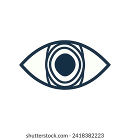 eye optometry logo vector illustration template design