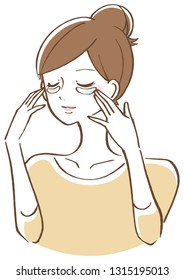 eye packer woman 