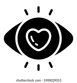 eye, passion, view black icon