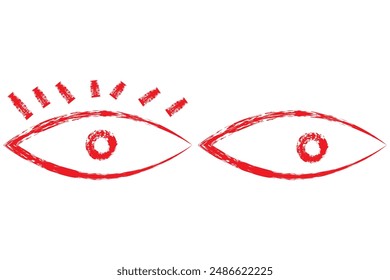 Eye password hidden view private vector icon. Hidden eye password look web icon design	