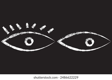 Eye password hidden view private vector icon. Hidden eye password look web icon design	