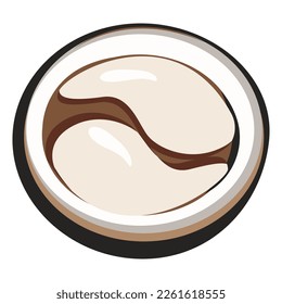 Eye patches. Simple flat vector illustration, icon.