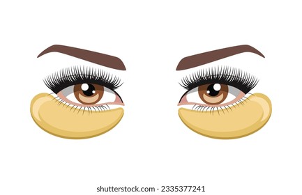 Eye patches, vector illustration high detail