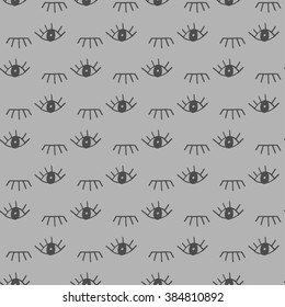 Eye pattern abstract background.