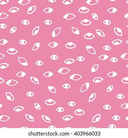 Eye pattern abstract background.
