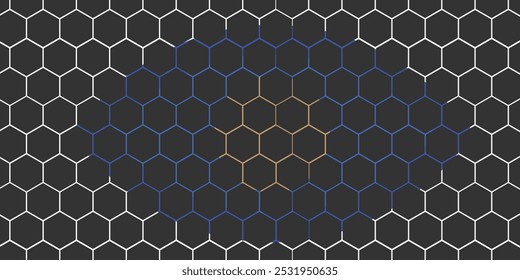 Eye pattern with honeycomb background for designer