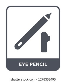 eye pencil icon vector on white background, eye pencil trendy filled icons from Beauty collection, eye pencil vector illustration