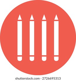 Ilustración de diseño de icono de Vector de lápiz de ojos