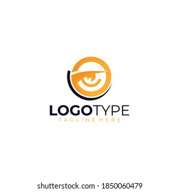 eye people logo icon vector isolated