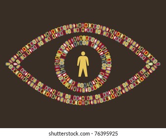 Eye - people pictogram