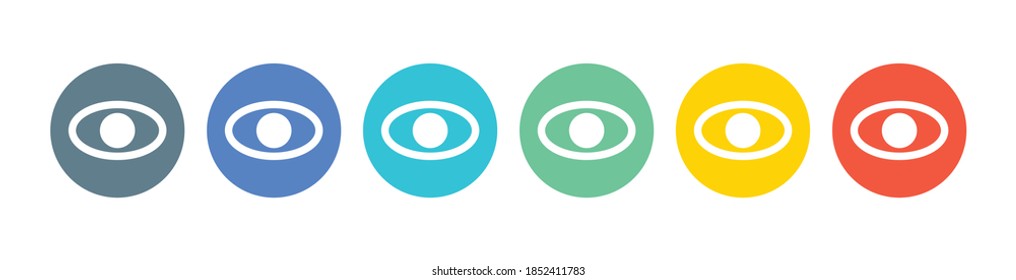 Eye pixel-perfect icon for design work such as website, application, infographic, book, magazine, presentation, poster, screen printing.