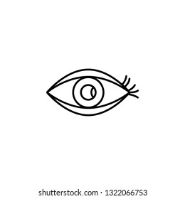 eye, plastic surgery icon. Element of plastic surgery for mobile concept and web apps icon. Thin line icon for website design and development, app development