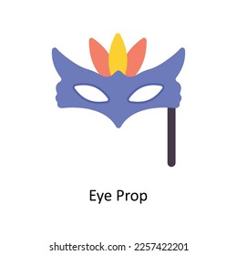 Eye Prop vector Flat Icons. Simple stock illustration stock illustration