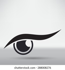Eye Protection or Eye Doctor Concept Illustration