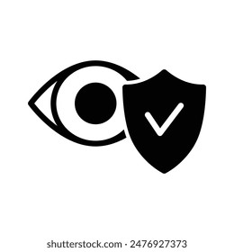 eye protection icon eye care icon