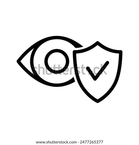 eye protection icon eye care icon