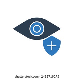 Eye Protection Icon Sign Symbol