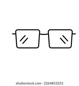 Eye protection Vector Icon easily modify

