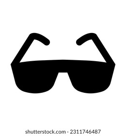 Eye Protector Vector Glyph Icon For Personal And Commercial Use.

