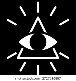 Eye of Providence. All-Seeing Eye