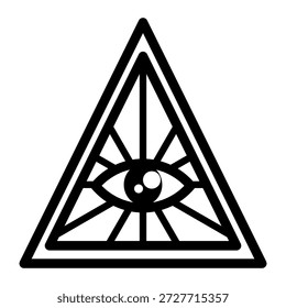 Eye of Providence. All-Seeing Eye