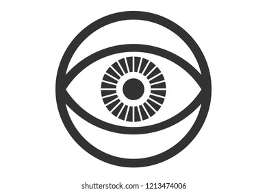 Eye Of Providence icon or sign, vector illustration