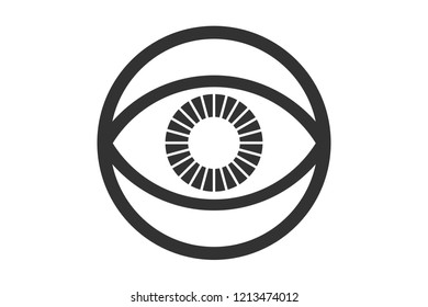 Eye Of Providence icon or sign, vector illustration