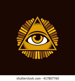Eye of Providence / Vector illustration