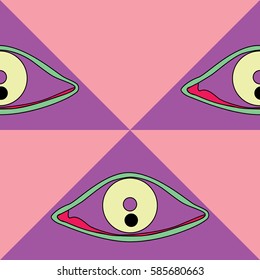 Eye Purple Pink
