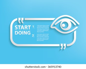 
Eye Quotation Mark Speech Bubble,design