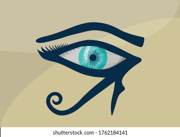 eye of ra vector graphic design