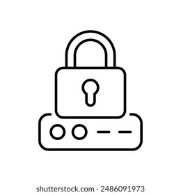 Eye Recognition icons set vector stock illustration