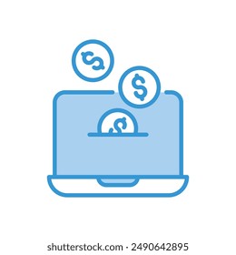 Eye Recognition icons set vector stock illustration