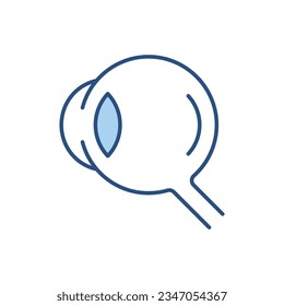 Eye Related Vector Icon. Eye sign. Isolated on White Background