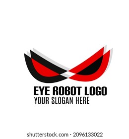 Logo del robot EYE con fondo blanco