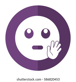 eye rolling emoticon funny shadow