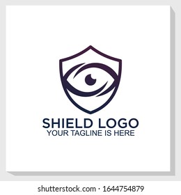 eye safety logo template design vector, medical logo design inspiration