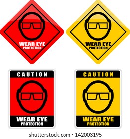 Eye Safety Warning, Sticker