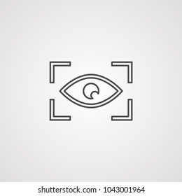 Eye scan icon