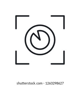 eye scan vector icon