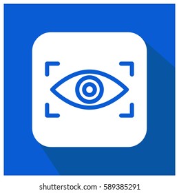 Eye scan vector icon