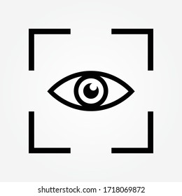 Eye Scanner  icon  Logo Design Inspiration