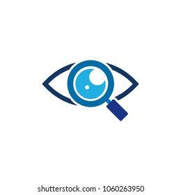 Eye Search Logo Icon Design
