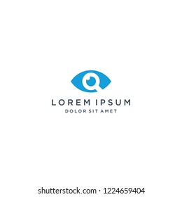 Eye Search Logo Icon Vector Template