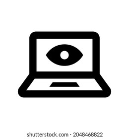 Eye secret icon.data,inspect (vector illustration)