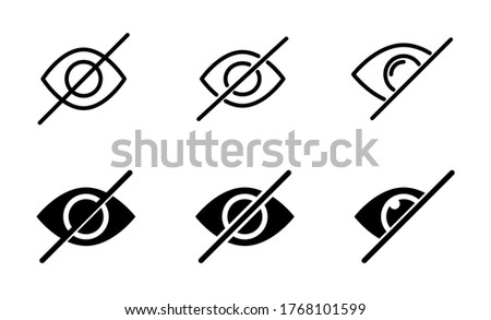 Eye. Sensitive content sign. nappropriate content. Censored view icon. Internet safety concept, inappropriate content. Only adult 18 plus