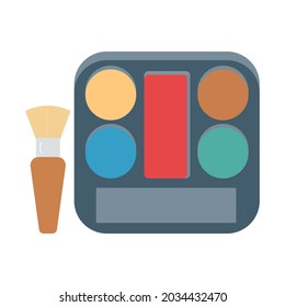 Ilustración de vectores de color de sombras oculares 