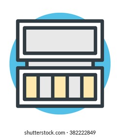 Eye Shades Vector Icon