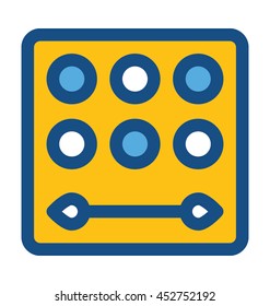 Eye Shades Vector Icon