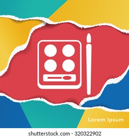 Eye shadow icon
